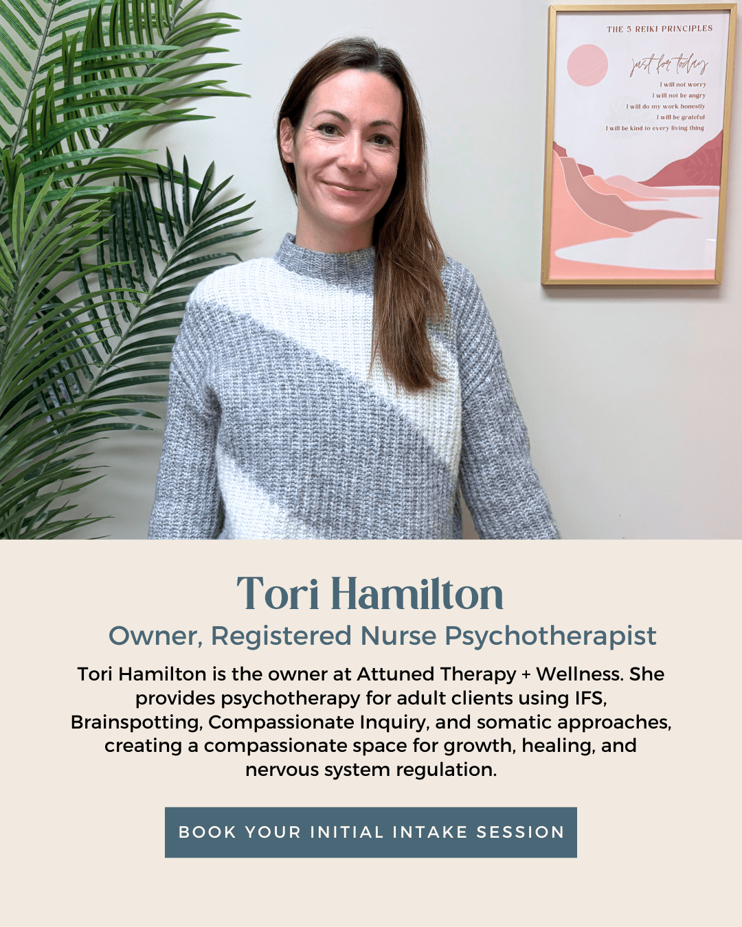 Tori Hamilton, RN Psychotherapist