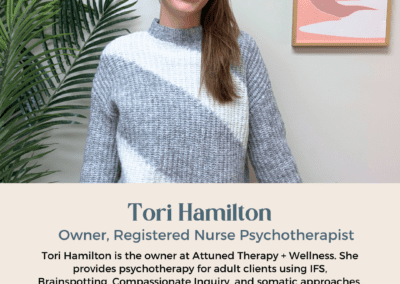 Tori Hamilton, RN Psychotherapist
