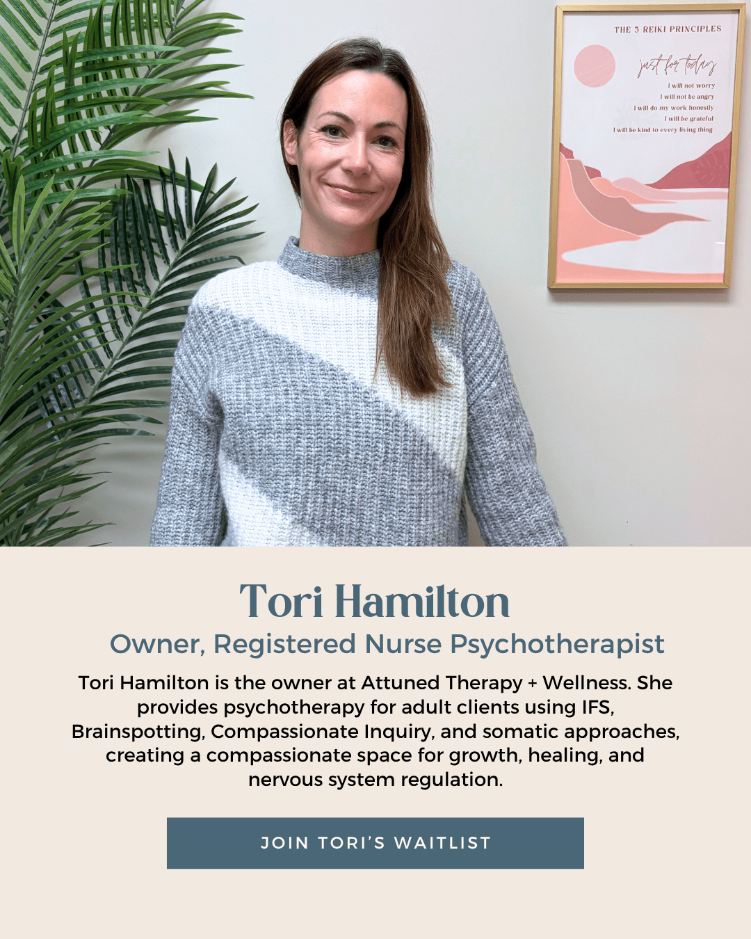 Tori Hamilton, RN Psychotherapist
