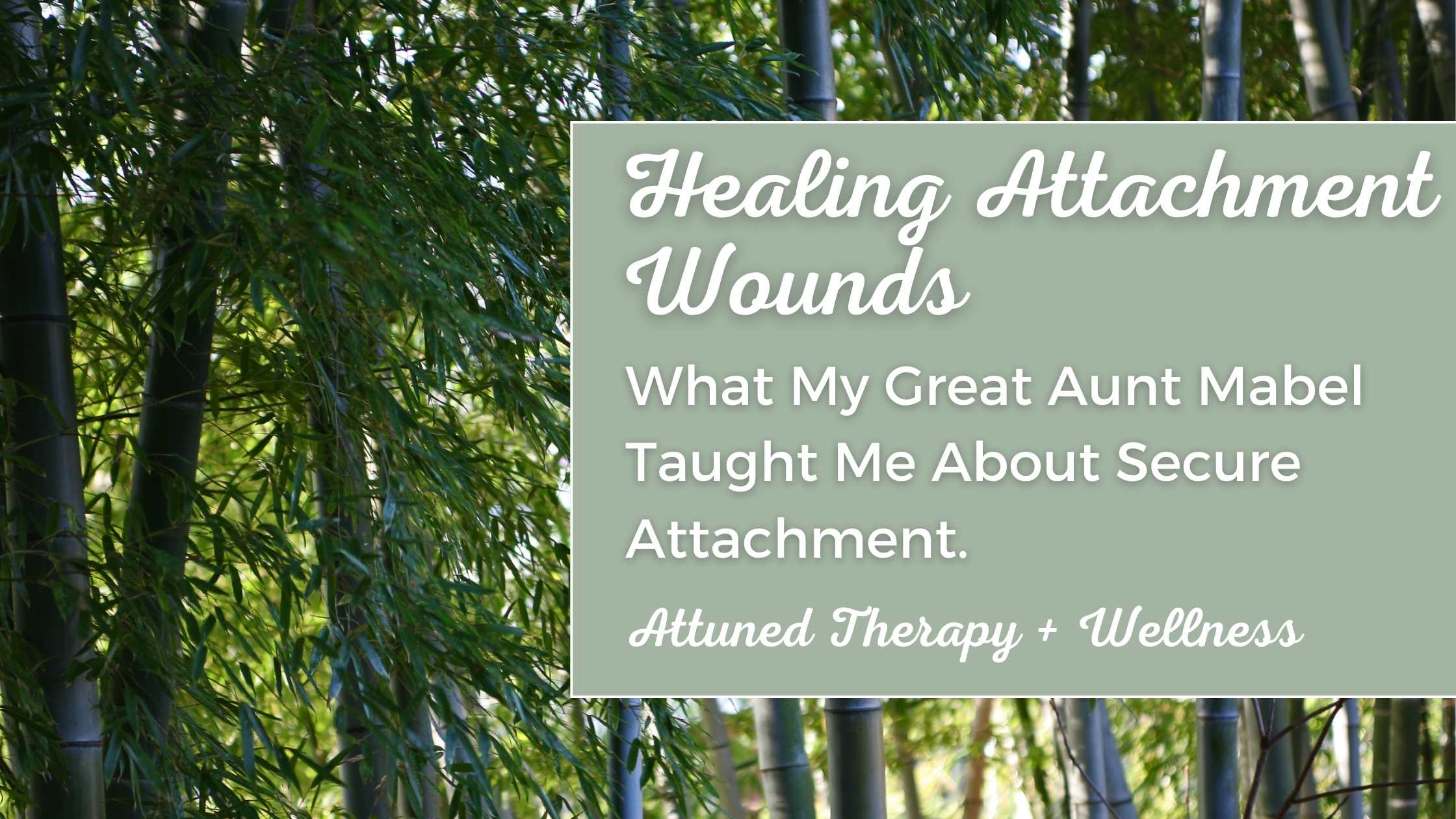 Healing attachment wounds in adults through safe, attuned relationships